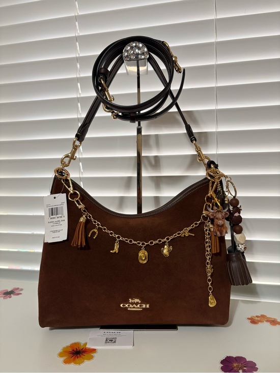 Coach Handbags - 🤎Coach Laurel Bag Suede Shoulder tassel